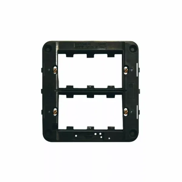 3+3 gang frame for BL02P boxes image 1