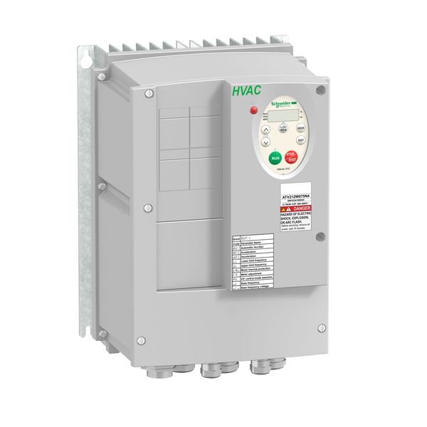 variable speed drive ATV212 - 2.2kW - 3hp - 480V - 3ph - EMC class C2 - IP55 image 3