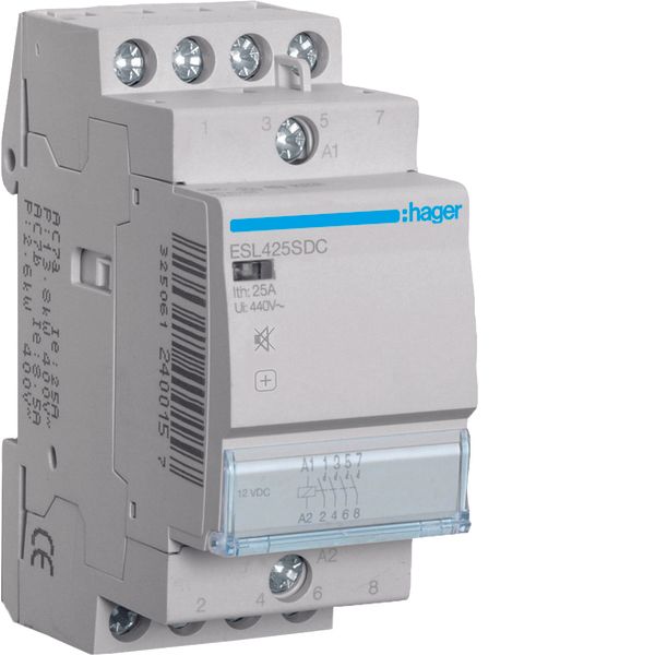 Humfree Contactor 25A, 4NO, 12VDC image 1