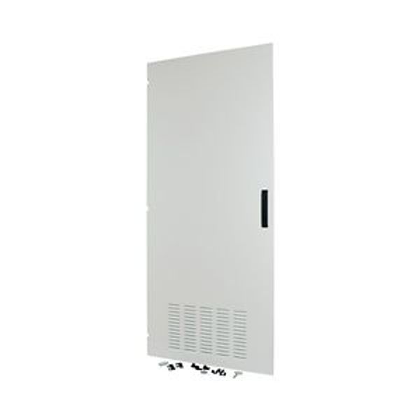 XLSD4L183 Section door, ventilated IP42, hinges left, HxW = 1800 x 300mm, grey image 4