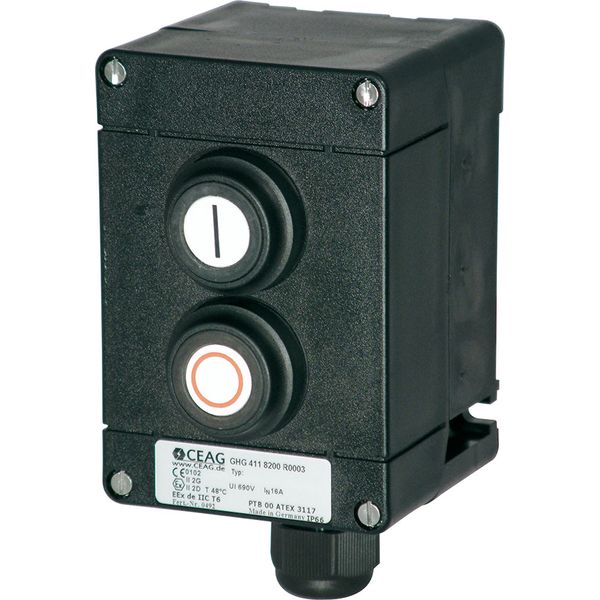 T0-1-8214/I1 Changeoverswitches, T0, 20 A, surface mounting, 1 contact unit(s), Contacts: 2, 45 °, momentary, With 0 (Off) position, with spring-return from both d image 55