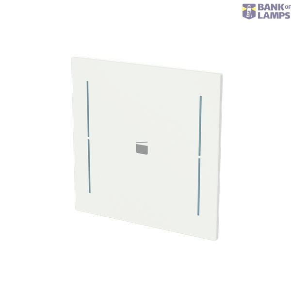 LFS/A.1.70.1-44G Cover plate with legend with Symbol "scene" studio white - Trevion® image 2
