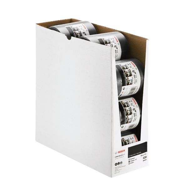 Sanding roll SiC waterproof, 93 mm x 5 m, P320 G= 320 image 3