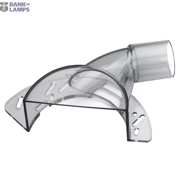 Cutting guide with dust extraction outlet for working on edges image 1