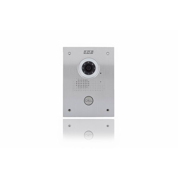 flush-mounted, single-subscriber door station image 1