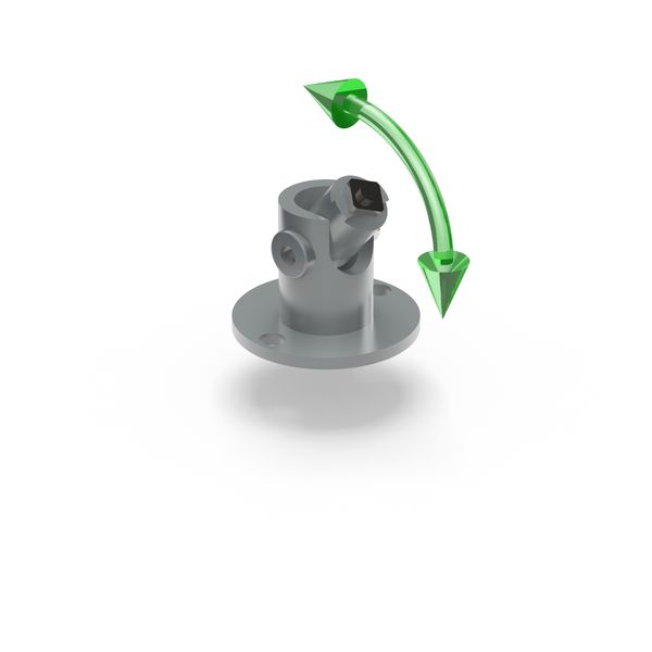 Mounting, swivelling D 30 H 32 colour: inox image 2