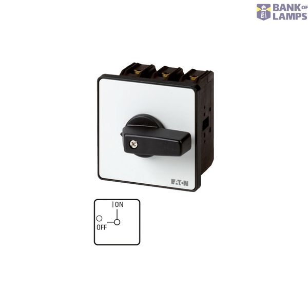 P3 On-off switch, 80 A,Flush mounting, 4 pole, Form E, Black, Short th image 7