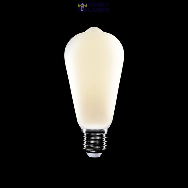 LED Porcelain Effect Light Bulb CRI 95 ST64 7W 640Lm E27 2700K Dimmable - P02 image 2