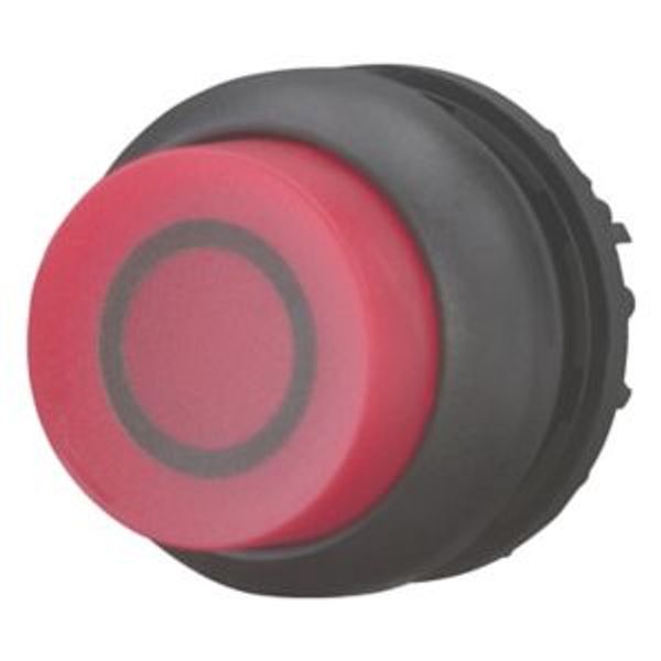 M22S-DRLH-R-X0 Illuminated pushbutton actuator, RMQ-Titan, Extended, maintained, red, inscribed, Bezel: black image 8