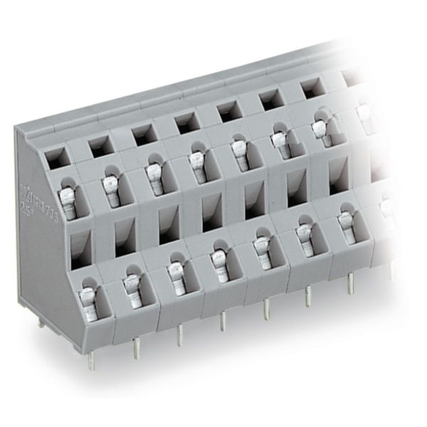 Double-deck PCB terminal block 2.5 mm² Pin spacing 7.5 mm black image 4