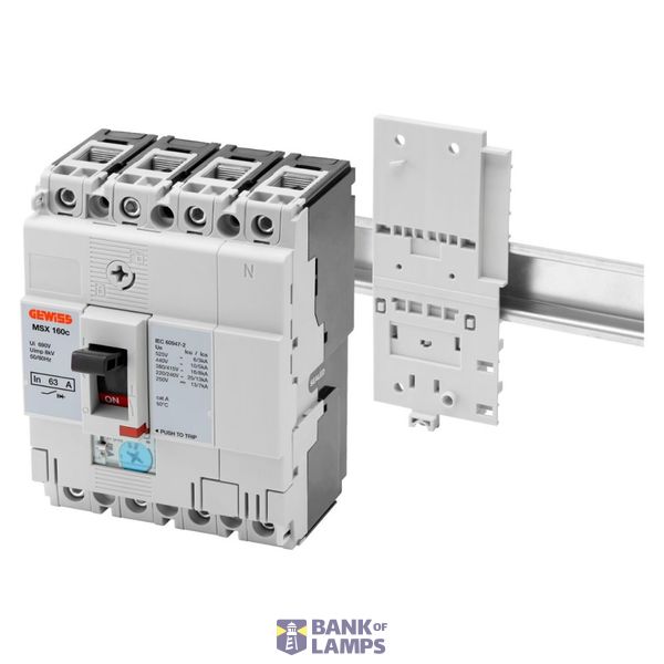 BRACKETS FOR FIXING ON DIN RAIL - MSX/M160c image 2