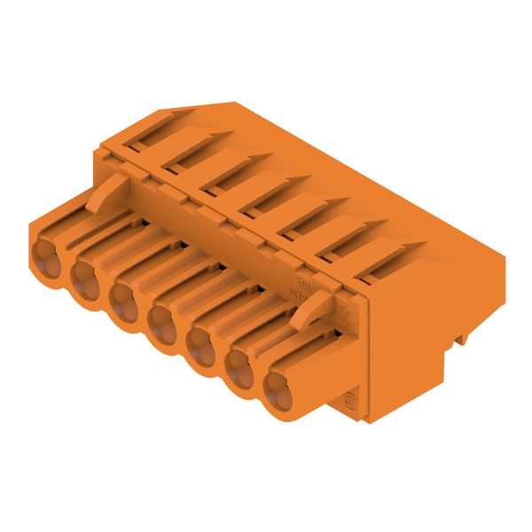 PCB plug-in connector, female plug, 5.00 mm, Number of poles: 7, 270°, Clamping yoke connection, Clamping range, max. : 4 mm², Box image 2