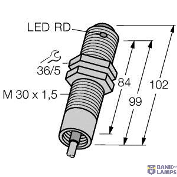 Photoelectric Sensor Opposed Mode Sensor (Receiver)   SM2A30SRLC image 2
