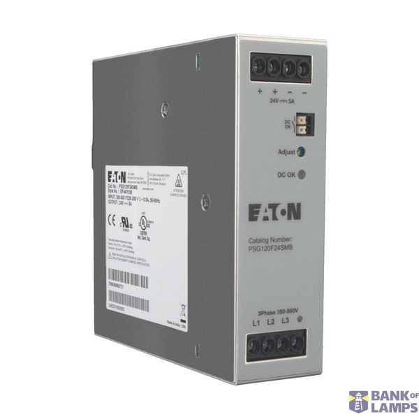 Eaton PSG Power supply unit, Three-phase, 320 - 575 V AC / 24 V DC, 5 A, 120 W image 2