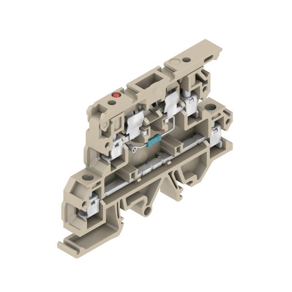 Fuse terminal, Screw connection, 4 mm², 250 V, 6.3 A, G-Si. 5 x 20, da image 1