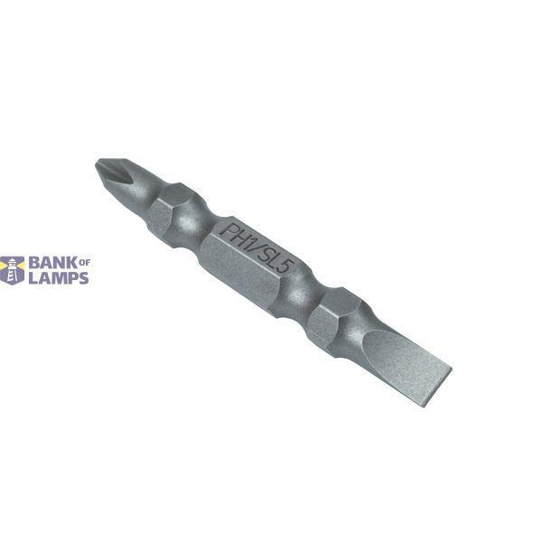 Two side bits，50mm，PH1 - SL5 1/4"，6150CRV (10 pcs) image 2