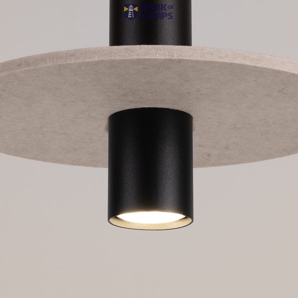 Pendant lamp PELTA 1 black/beige image 9