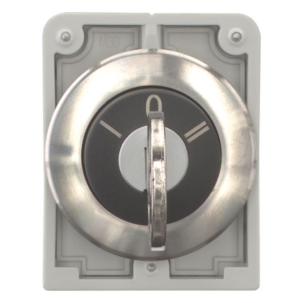 M30I-FWRS3-MS3 Key-operated actuator, Flat Front, maintained, 3 positions, MS3, Key withdrawable: I, 0, II, Bezel: stainless steel image 4