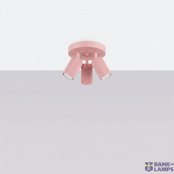 Ceiling lamp KARBON 3P pink image 11