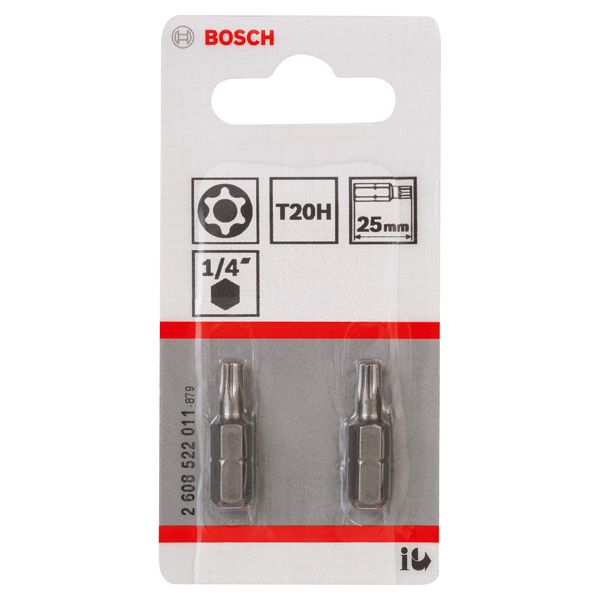 T20H Security-Torx® screwdriver bit, Extra Hard T20H, 25 mm 2 pcs. image 2