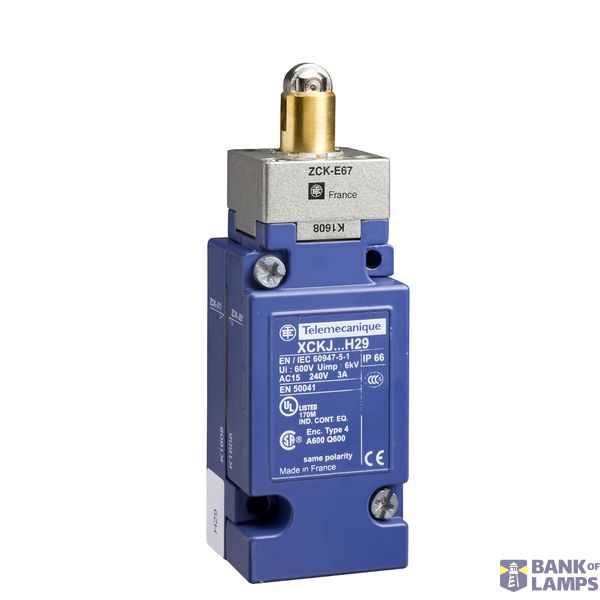 LIMIT SWITCH METAL NO NC ROLLER LEV M12 SPECIFIC WIRING NO 1-4 NC 2-3  image 8