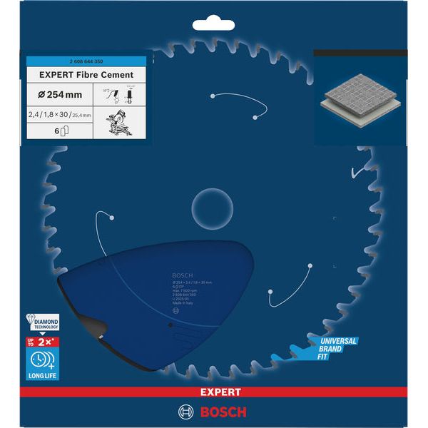 EXPERT for Fibre Cement, 254 x 2.4/1.8 x 30 mm, T6 image 2