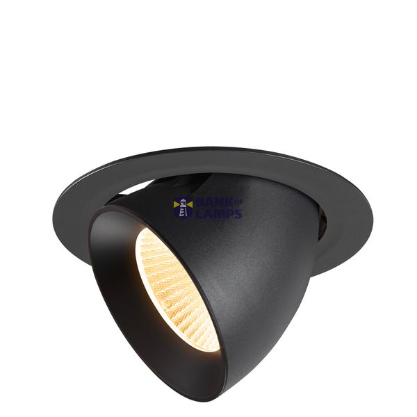 NUMINOS© GIMBLE XL, recessed ceiling light, 3000K, 40ø, bl image 1