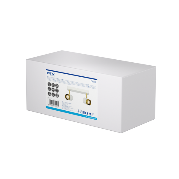 Ceiling luminaire ORIO, IP20, max. 50 W, 2*GU10, round, white image 3