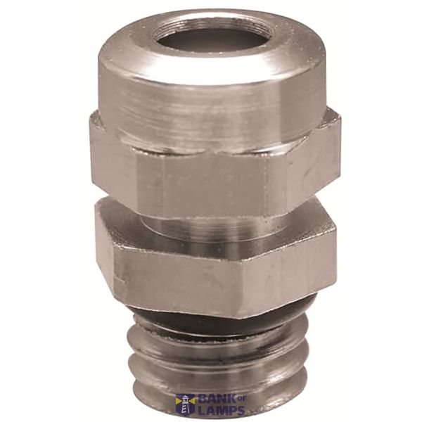 Cable Gland Usabler Shutter Nickel Plated Brass M10 Metallic Raw color image 1
