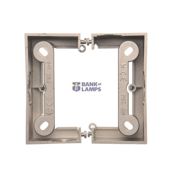 IP44 triple frame, satin, metallized image 1