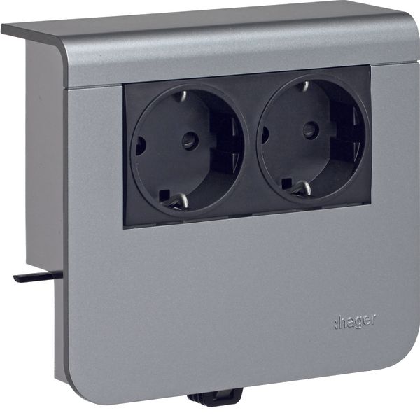 acc.box SL20055 2 x gang alu image 1