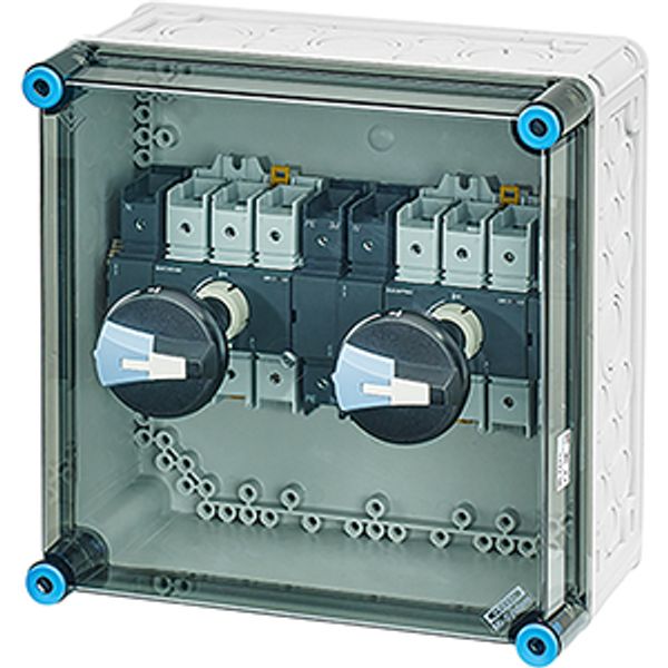 Mi Lastschakelaarkast IP65, 2x125A, 3-pole, BM2, 300x300, +PE/N terminal (Mi 7225) image 3