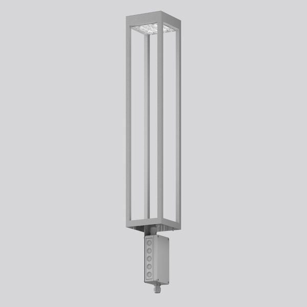 BOCARO, 37 W, 3900 lm, 740, silver, DALI Light stack, L 156 B 156 H 80 image 1