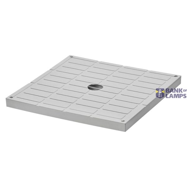 HIGH RESISTANCE CLOSED COVER - GREY - FOR RECTANGUAL ACCES CHAMBER 360X260X320 image 1