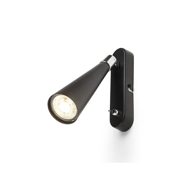 ALEXIS wall black chrome 230V LED GU10 5W image 1