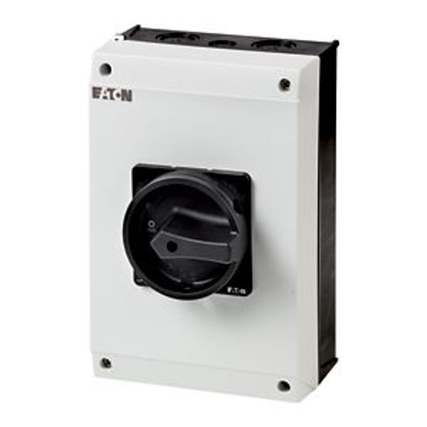T5B-4-8344/I4/SVB-SW Main switch, T5B, 63 A, surface mounting, 4 contact unit(s), 8-pole, STOP function, With black rotary handle and locking ring, Lockable in the 0 (Off) image 2