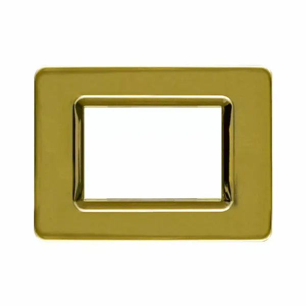 44 MOULDED FR.PLATE BRASS        3M image 1
