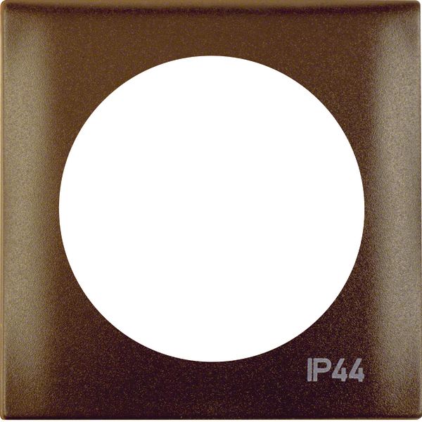 Integro Flow-Frame with Imprint 'IP44' Brown Matt image 1