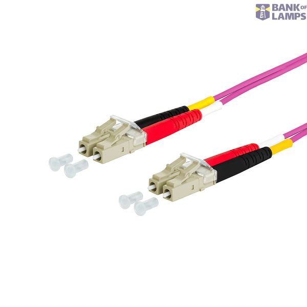 OpDAT patch cord LC-D/LC-D OM4, 25.0 m image 1