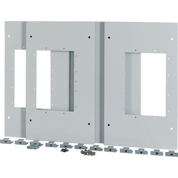 XMIX16W0803C Plug-in plate for 3xIZMX16, W=800mm, grey image 4