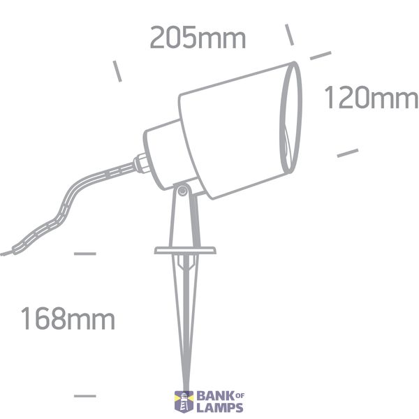 BLACK SPOT E27 PAR30 10W IP65 100-240V image 2