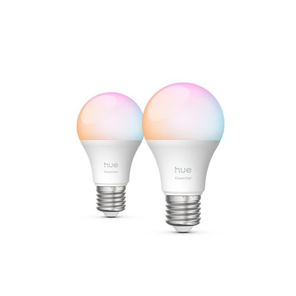 PHILIPS HUE-WCA Essential bulb A60 8W/60W E27 2200-6500K/RGB 806lm 2-pack image 1