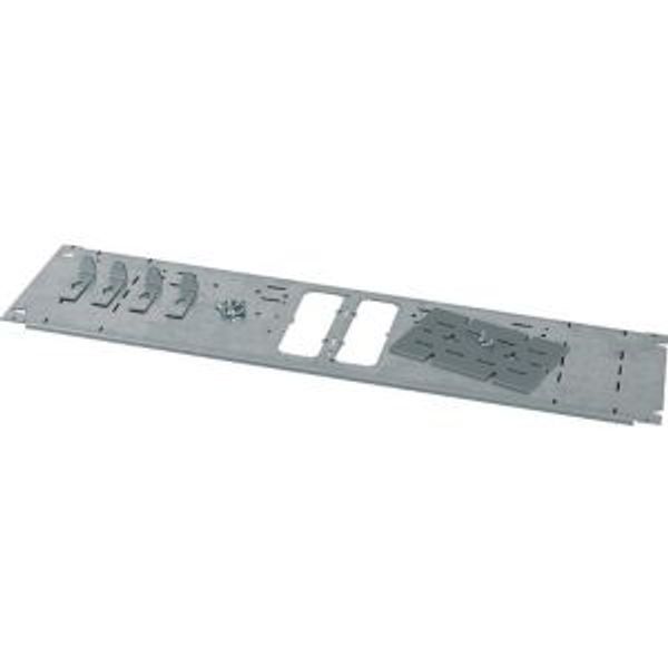 XMN240808-BF-2 Mounting plate for  W=800 mm, 2xNZM2, vertical image 2
