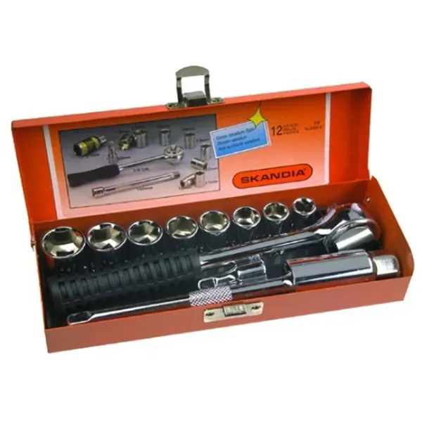 Skandia socket set 3/8" 12pcs image 1