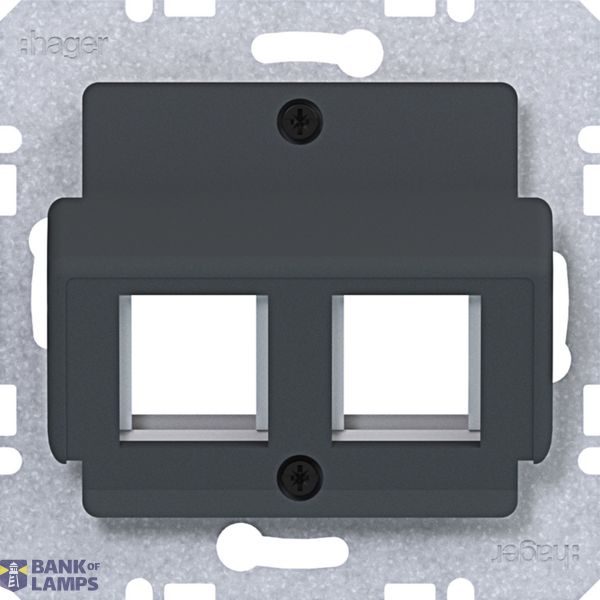 Centraalplaat 2-voudig, AMP connectors, A.x/C.x/S.x/B.x/Q.x/K.x antr. image 1