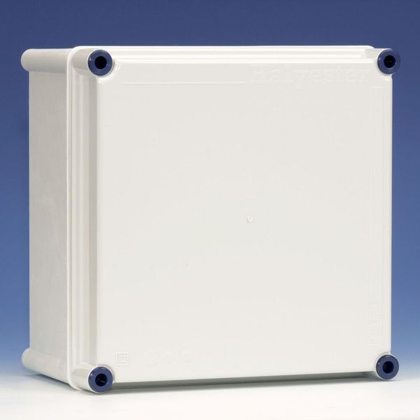 Empty enclosure with cover RAL7035, 270X270 image 3