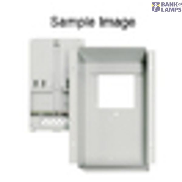 Meter box insert 17 Modul heights / 2-rows, 10 meter panels image 2