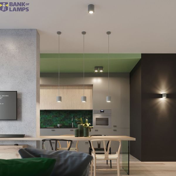 HANGING LAMP ORBIS 1 GREY GU10 1X40W IP20 image 9