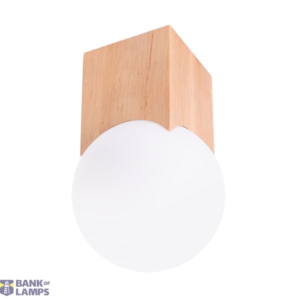 CEILING LAMP SOLIS NATURAL WOOD 1XG9 image 3