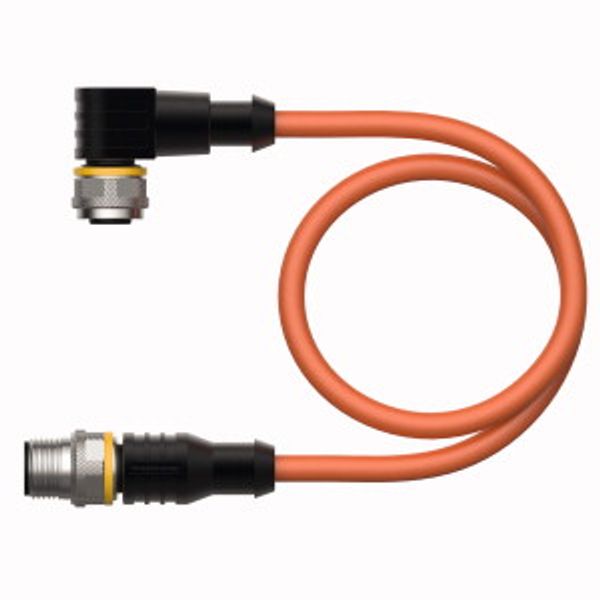 Actuator and Sensor Cable, PUR Extension Cable   WKC4.4T-7.5-RSC4.4T/TXO3700 image 2